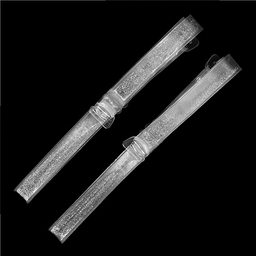 13219 Sullivans Oil Filled Bra Straps - Silver Glitter