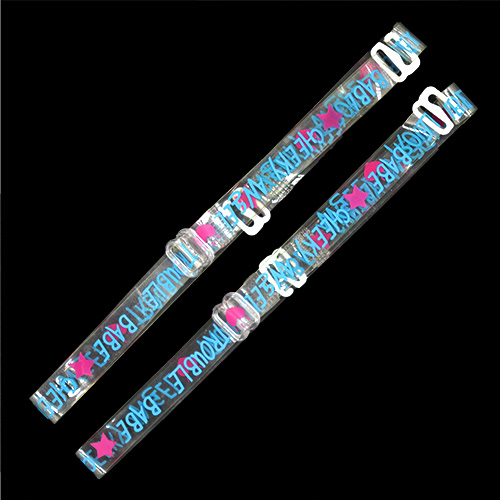 13222 Sullivans Clear Printered Bra Straps - Trouble Babe Cheeky Angel