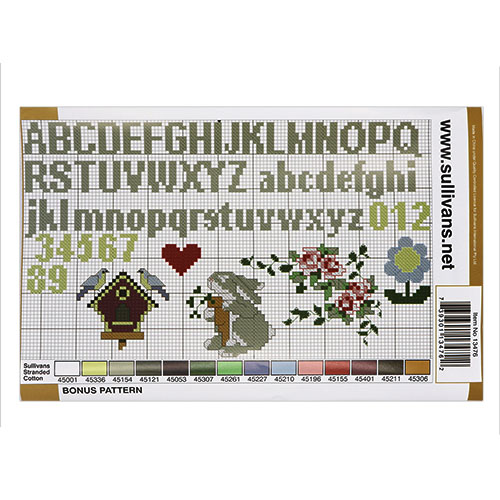 13476 Sullivans 18 Count Aida Cloth - 36x45cm - Natural