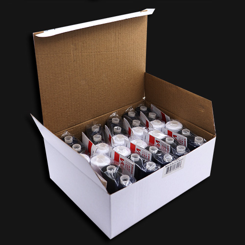 13510 Valuepak Polyester Thread - 3x500m Spools - White, Black, Navy