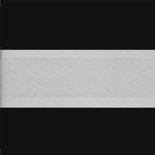 13529 Sullivans 50mm Poly-cotton Bias Binding - White