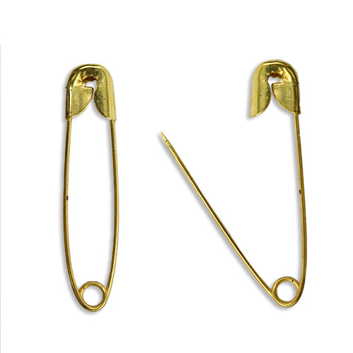 13553 Sullivans Safety Pins - Size #1 - Brass