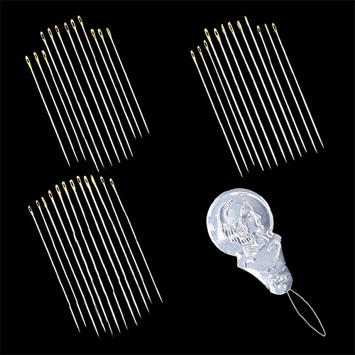 13576 Sullivans Premier Gold Eye Hand Needles & Threader