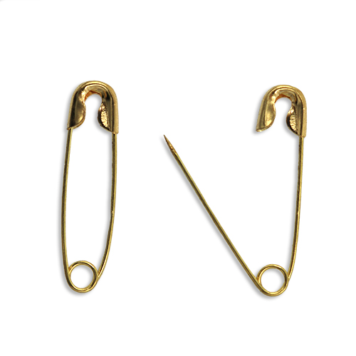 13623 Sullivans Premier Safety Pins - 22mm - Brass