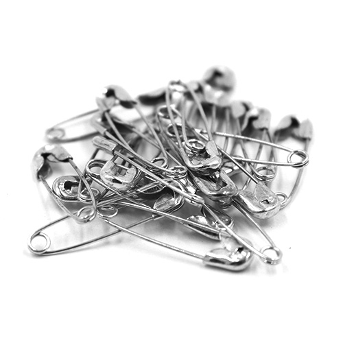 13625 Sullivans Premier 22mm Nickel Plated Safety Pins 