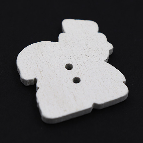 13774 Sullivans Wooden Buttons - Bride & Groom - 5pcs