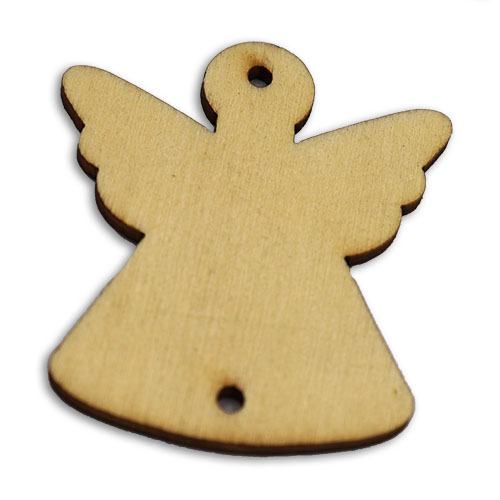 13790 Sullivans Wooden Buttons - Angel - 4pcs