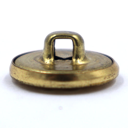 14092 Sullivans 15mm Round Metal Button With Crest & Shank - Gold - 23 In A Tube
