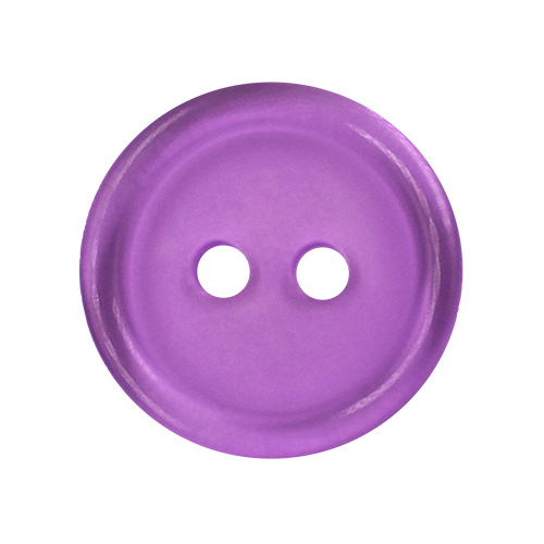 14178 Sullivans 20mm Round Plastic Button 2 Hole - Purple - 93 In A Tube