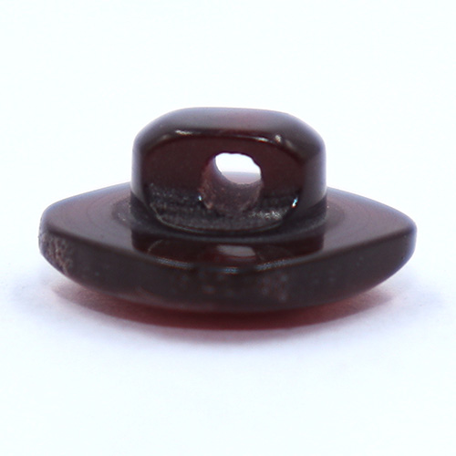 14335 Sullivans 10mm Rounded Edge Square Plastic Shank Button- Marble Effect - Plum - 25 In A Tube