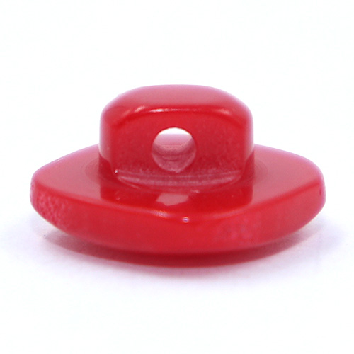 14336 Sullivans 10mm Rounded Edge Square Plastic Shank Button- Marble Effect - Hot Pink - 25 In A Tube