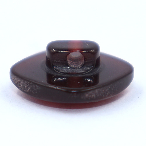14345 Sullivans 13mm Rounded Edge Square Plastic Shank Button- Marble Effect - Plum - 20 In A Tube