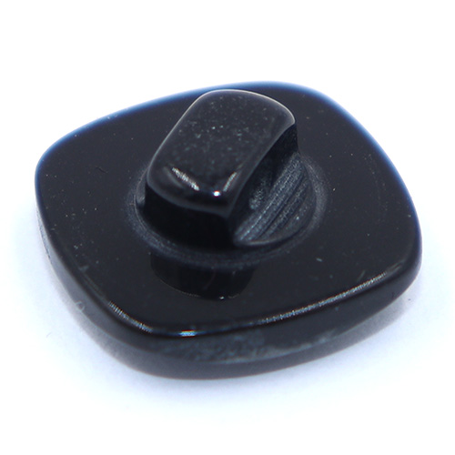 14349 Sullivans 13mm Rounded Edge Square Plastic Shank Button- Marble Effect - Multi Grey - 20 In A Tube