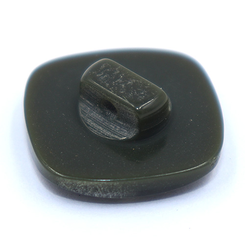 14357 Sullivans 15mm Rounded Edge Square Plastic Shank Button- Marble Effect - Sage - 17 In A Tube