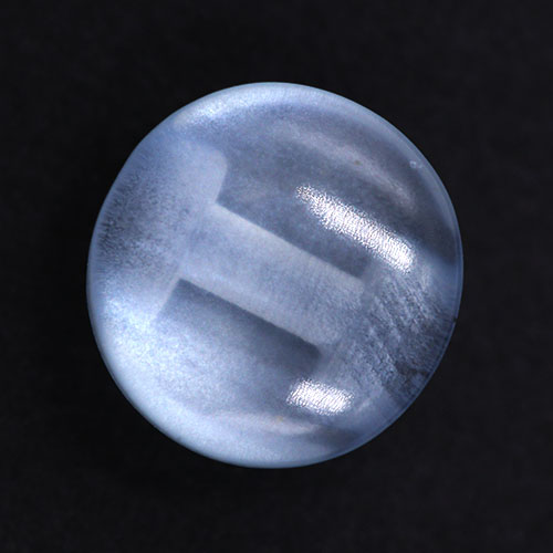 14638 Sullivans 8mm Round Plastic Button With Shank - Sky - 73 In A Tube