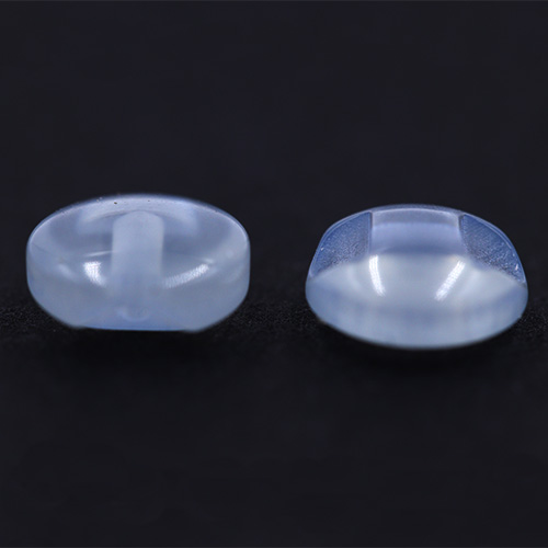 14638 Sullivans 8mm Round Plastic Button With Shank - Sky - 73 In A Tube