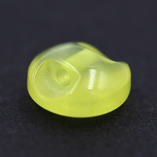 14639 Sullivans 8mm Round Plastic Button With Shank - Lemon - 73 In A Tube