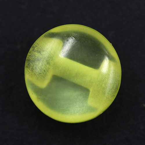 14650 Sullivans 10mm Round Plastic Button With Shank - Lemon - 65 In A Tube