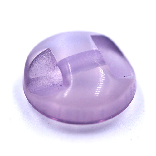 14652 Sullivans 10mm Round Plastic Button With Shank - Lilac - 65 In A Tube