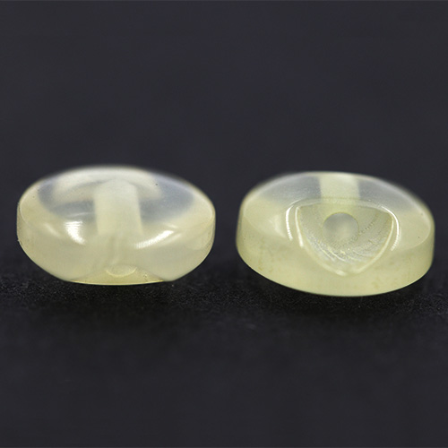 14653 Sullivans 10mm Round Plastic Button With Shank - Cream - 65 In A Tube