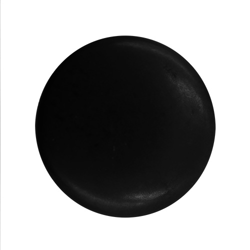 14654 Sullivans 10mm Round Plastic Button With Shank - Black - 65 In A Tube