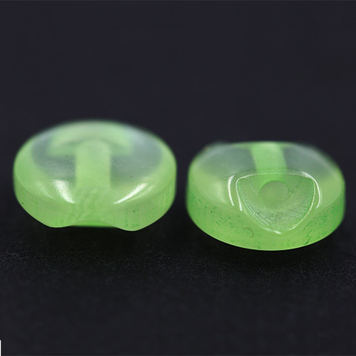 14655 Sullivans 10mm Round Plastic Button With Shank - Mint - 65 In A Tube