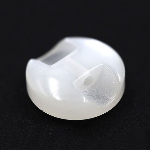 14656 Sullivans 12mm Round Plastic Button With Shank - White - 60 In A Tube