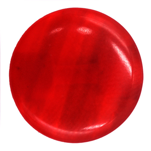 14657 Sullivans 12mm Round Plastic Button With Shank - Red - 60 In A Tube