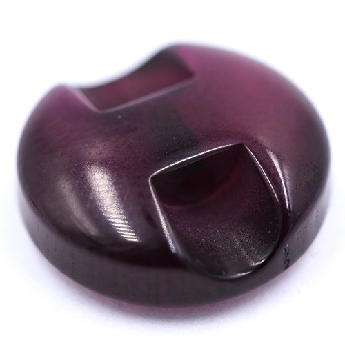 14658 Sullivans 12mm Round Plastic Button With Shank - Wine - 60 In A Tube