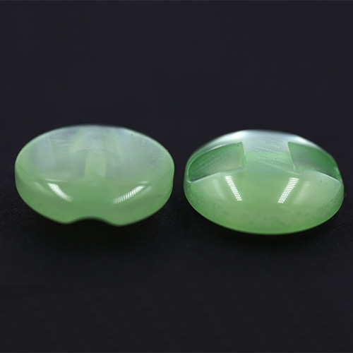 14666 Sullivans 12mm Round Plastic Button With Shank - Mint - 60 In A Tube