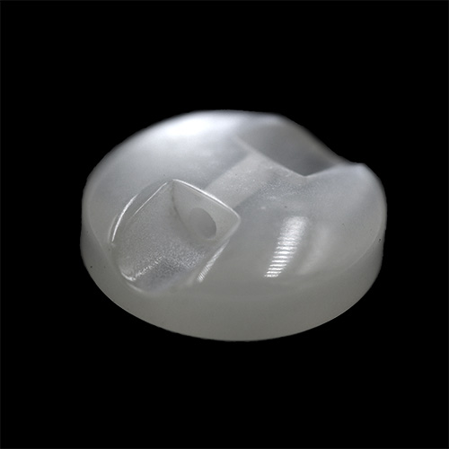 14667 Sullivans 14mm Round Plastic Button With Shank - White - 55 In A Tube