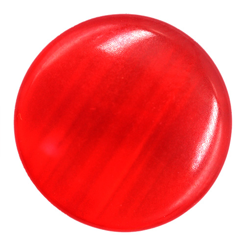 14668 Sullivans 14mm Round Plastic Button With Shank - Red - 55 In A Tube