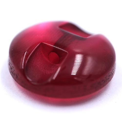 14669 Sullivans 14mm Round Plastic Button With Shank - Wine - 55 In A Tube