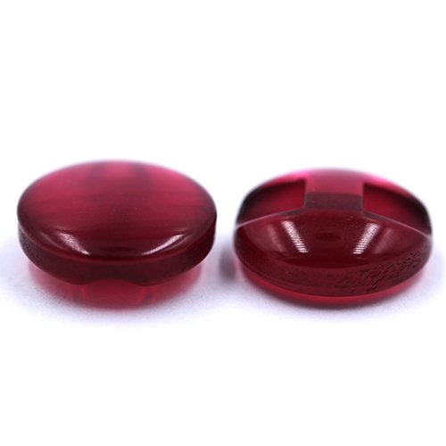14669 Sullivans 14mm Round Plastic Button With Shank - Wine - 55 In A Tube