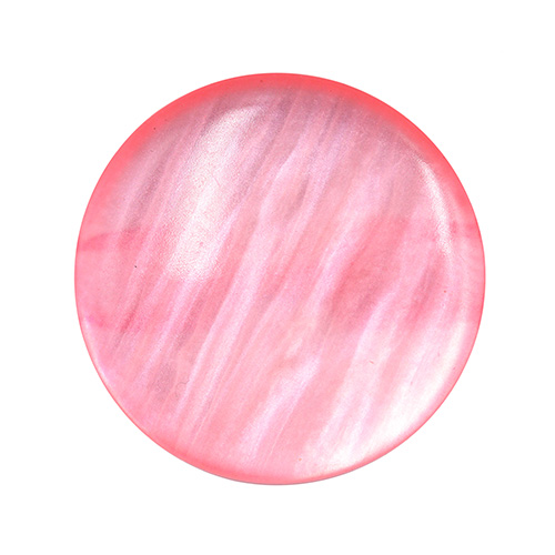 14673 Sullivans 14mm Round Plastic Button With Shank - Pink - 55 In A Tube