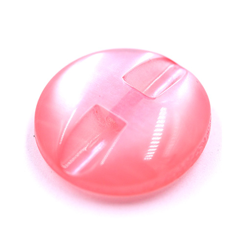 14673 Sullivans 14mm Round Plastic Button With Shank - Pink - 55 In A Tube