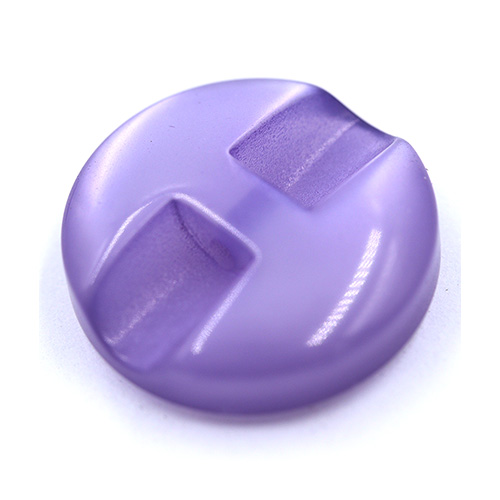 14674 Sullivans 14mm Round Plastic Button With Shank - Lilac - 55 In A Tube