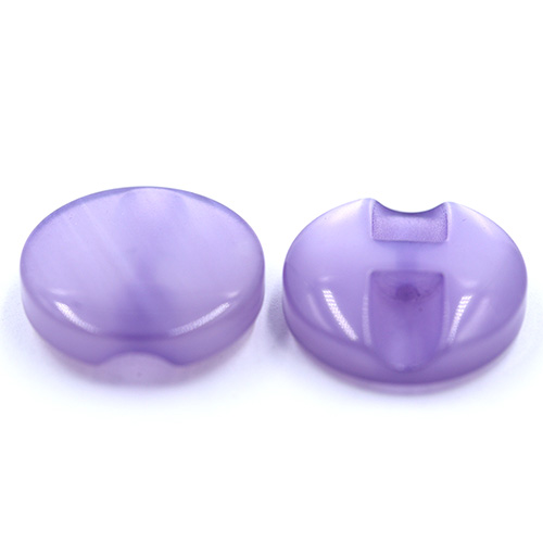 14674 Sullivans 14mm Round Plastic Button With Shank - Lilac - 55 In A Tube