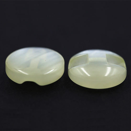 14675 Sullivans 14mm Round Plastic Button With Shank - Cream - 55 In A Tube