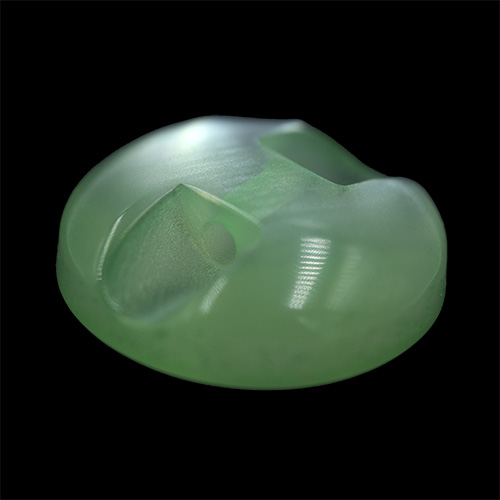 14677 Sullivans 14mm Round Plastic Button With Shank - Mint - 55 In A Tube