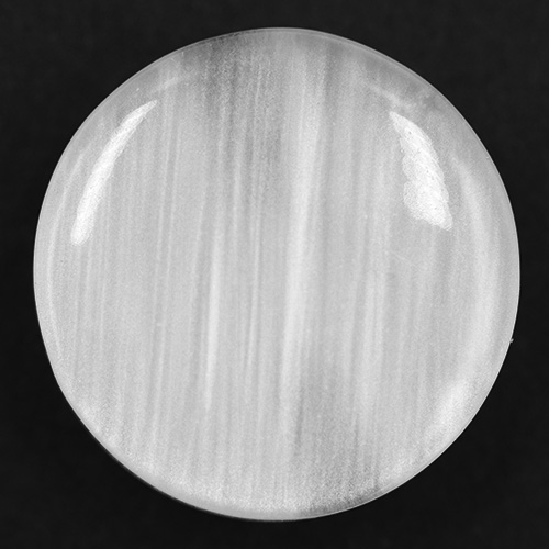 14678 Sullivans 18mm Round Plastic Button With Shank - White - 37 In A Tube