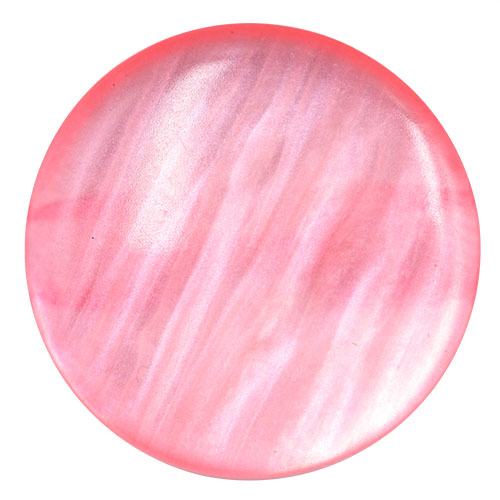 14684 Sullivans 18mm Round Plastic Button With Shank - Pink - 37 In A Tube