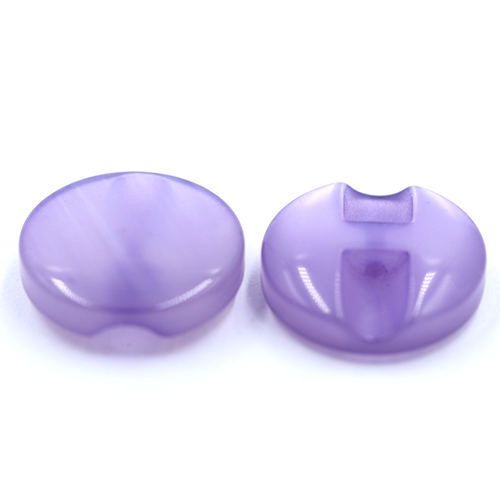 14685 Sullivans 18mm Round Plastic Button With Shank - Lilac - 37 In A Tube