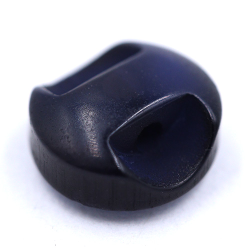 14692 Sullivans 8mm Round Plastic Button With Shank - Navy - Bag Of 100