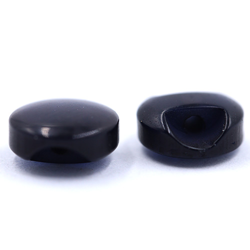 14692 Sullivans 8mm Round Plastic Button With Shank - Navy - Bag Of 100