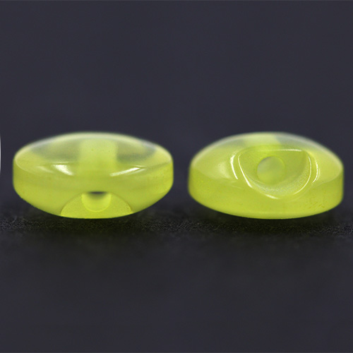 14705 Sullivans 10mm Round Plastic Button With Shank - Lemon - Bag Of 100
