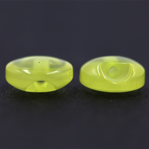 14716 Sullivans 12mm Round Plastic Button With Shank - Lemon - Bag Of 100