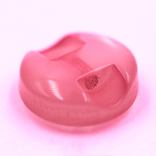 14717 Sullivans 12mm Round Plastic Button With Shank - Pink - Bag Of 100
