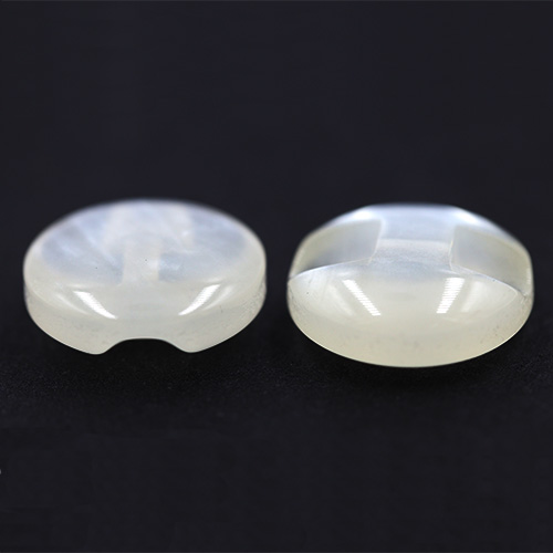 14719 Sullivans 12mm Round Plastic Button With Shank - Cream - Bag Of 100