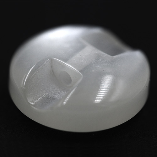 14722 Sullivans 14mm Round Plastic Button With Shank - White - Bag Of 100